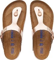 Gizeh Soft Footbed Leather Sandals 