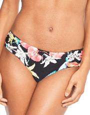 Island Vibe Ruched Side Retro Brief 