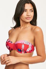 Berry Sundae Tropical Cupped Bikini Top 