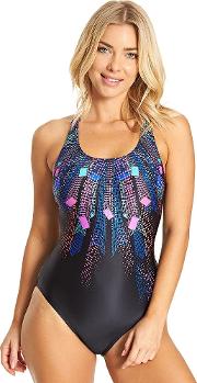 Illusion Action Back Swimsuit 