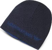  Solid Wool Blend Men's Beanie Hat
