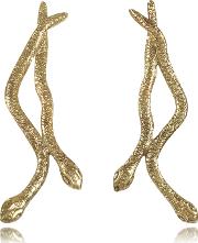 Snakes Bronze Earrings 