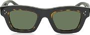  Gaby Cl 41396s T7d70 Havana Acetate Square Frame Unisex Sunglasses