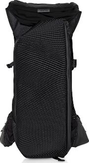 Ashokan Black Ballistic Nylon Backpack