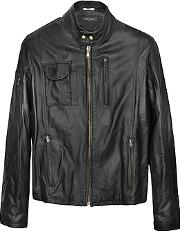  Black Italian Leather Motorcycle Jacket