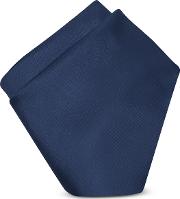 Navy Blue Silk Pocket Square