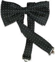 Polkdot Silk Pre Tied Bowtie