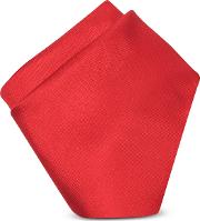 Red Silk Pocket Square