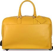 1919 - Travel Yellow Leather Rolling Duffle