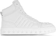 Cassius Ulta White Leather High Top Sneakers Wstars
