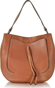  Maverick Cognac Leather Hobo Bag