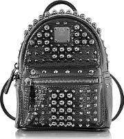  Black X-mini Stark Pearl Studs Backpack