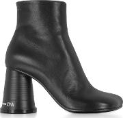  Black Nappa Leather Boots