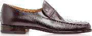  Bonn Dark Brown Lambskin Loafer Shoes