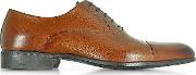  Dublin Tan Calf Leather Oxford Shoes Wrubber Sole