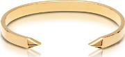 The End Gold Plated Brass Men's Cuff 