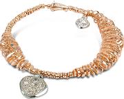 Orlando Orlandini Bracelets, Galaxy Diamond Charm 18k Rose Gold Bracelet 