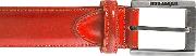Q2 Red Handmade Italian Leather Belt