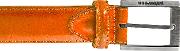 Volterra Orange Handmade Italian Leather Belt