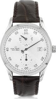 Philip Watch Men's Watches, Heritage Sunray Mechanic Automatic Silver Dial Men's Watch 