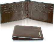 Blue Square Men S Billfold Leather Wallet