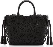 Black Mini Liara Tote Bag