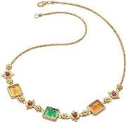 Tagliamonte Necklaces, Classic Collection 18k Gold And Ruby Necklace 