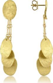 Nuvole Moving 18k Gold Drop Earrings 