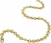 Torrini Necklaces, Etrusca 18k Yellow Gold Small Chiselled Chain 