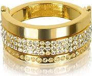  Bardot Gold Tone Ring Wcrystals
