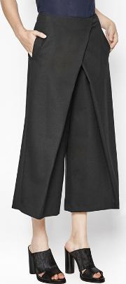 Lana Wide Leg Culottes Black