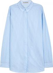 Bella Pinstriped Cotton Shirt Size 12