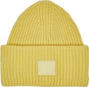 Pansy Face Yellow Wool Beanie