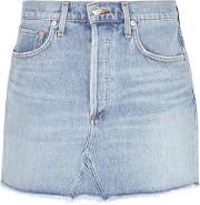 Quinn Blue Denim Mini Skirt
