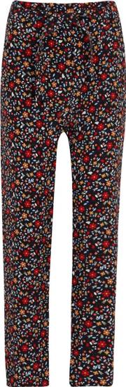 A.l.c. Ansel Printed Silk Trousers Size 8 