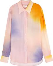Jayne Lilac Ombre Silk Shirt