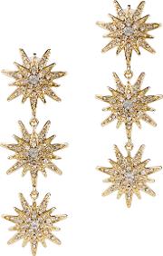 Callisto Gold Plated Star Earrings