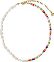 Ellie Multicoloured Pearl Necklace