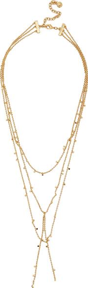 Evros Layered Gold Plated Necklace