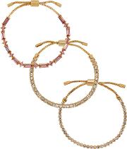 Lustre Gold Plated Bracelets Set Of Three