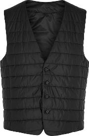 Hiwan Black Quilted Shell Gilet