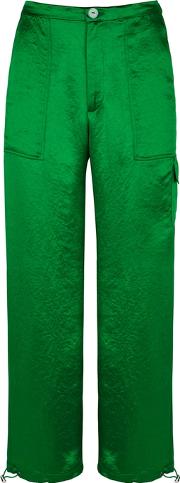 Monk Emerald Satin Trousers