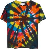 Tie Dyed Cotton T Shirt