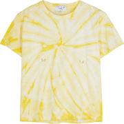 Yellow Tie Dye Cotton T Shirt