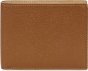 Brown Saffiano Leather Wallet