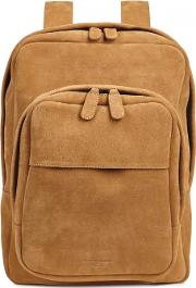 Brown Suede Backpack