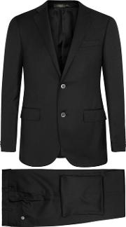 Black Super 110's Wool Suit