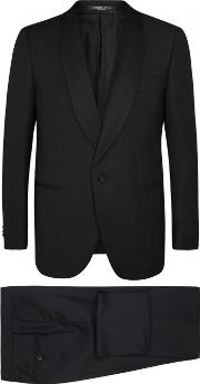 Black Textured Shawl Tuxedo Size 42
