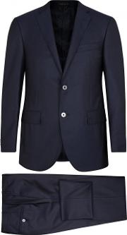 Dark Blue Super 160's Wool Suit Size 42
