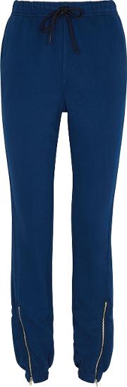 Milan Dark Blue Cotton Sweatpants